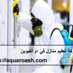 شركة تعقيم منازل في ام القيوين