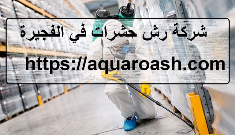 شركة رش حشرات في الفجيرة