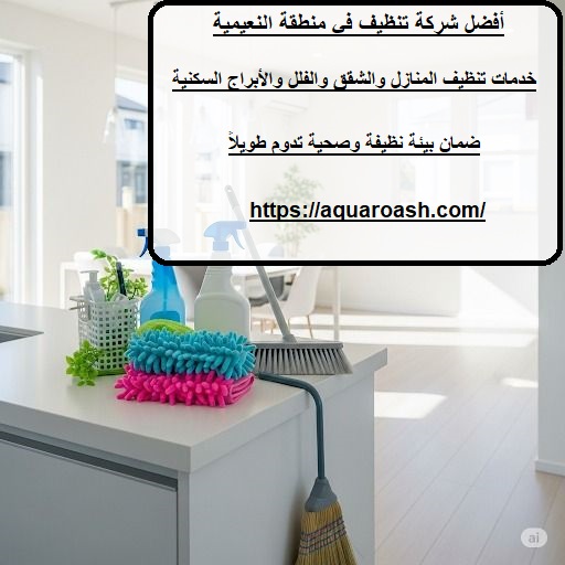 أفضل شركة تنظيف في منطقة النعيمية