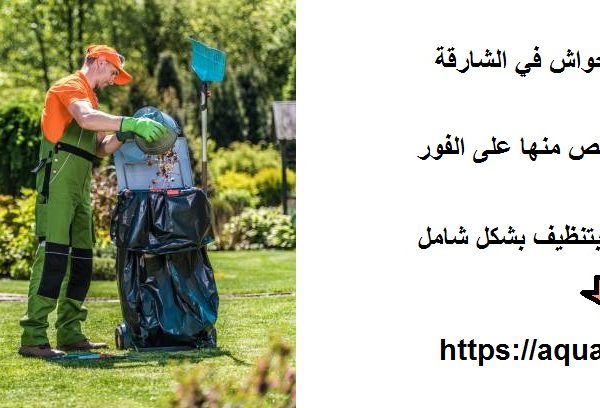 شركة تنظيف احواش في الشارقة