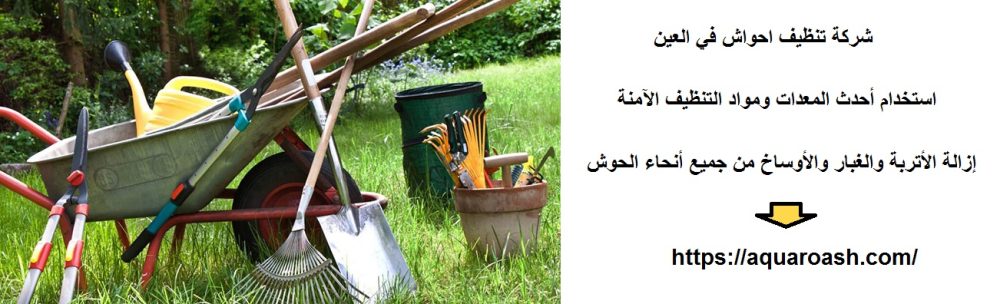 شركة تنظيف احواش في العين