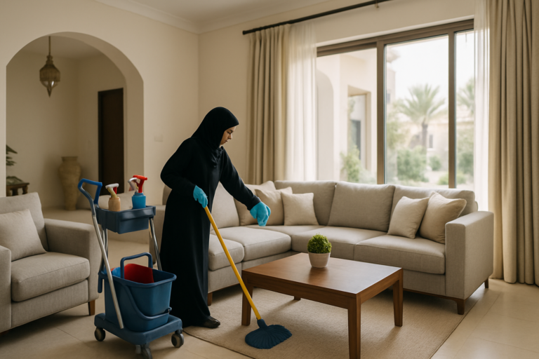 شركة تنظيف فلل 24 ساعة دبي: نظافة فائقة في أي وقت