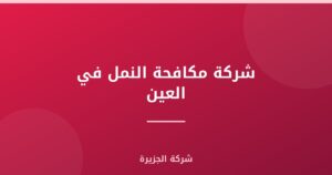 شركة مكافحة النمل في العين |0565811302| ابادة النمل الابيض