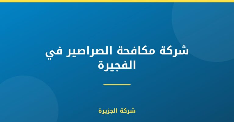 شركة مكافحة الصراصير في الفجيرة |0565811302| رش صراصير